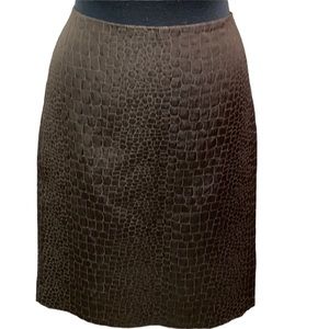 Leslie Stuart Snake Print  Skirt